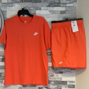 New!! Nike men's matching tshirt and shorts set